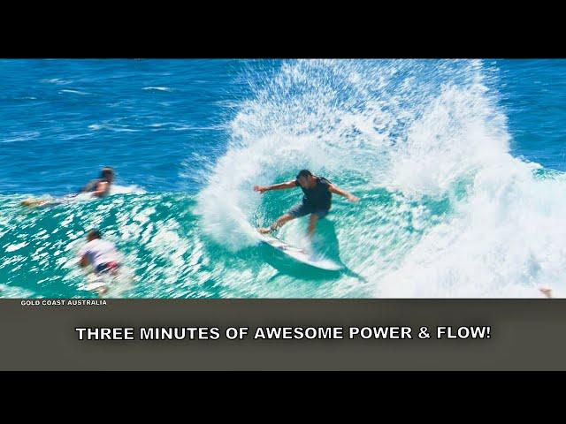 Surfing.Three Minutes Of Awesome Power & Flow. Parko, Fanning & Co. A Surfing Master Class Session!