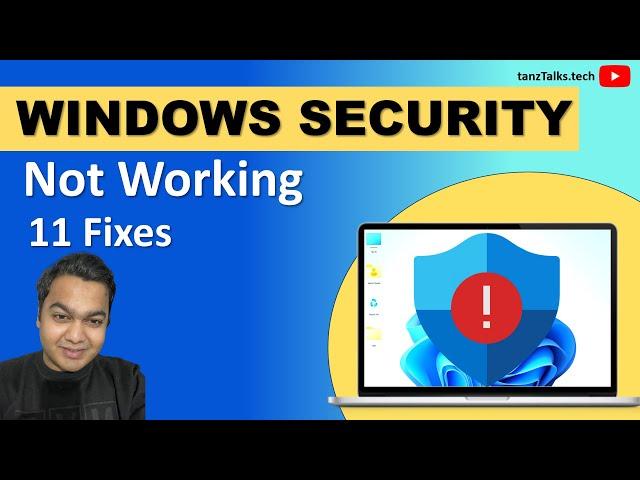 Fix Windows Security Not Opening On Windows 10 & 11 | Windows Security blank in Windows 11