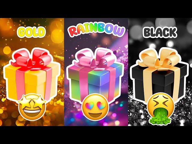 Choose Your Gift! Gold, Rainbow or Black ⭐️ iQuiz