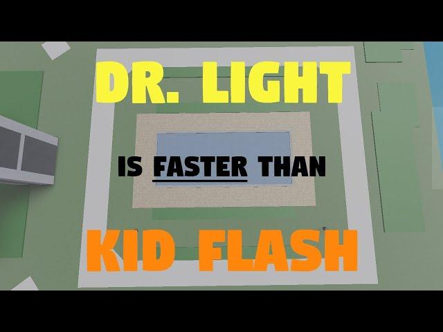 Dr. Light is FASTER than Kid Flash in Teen Titans Battlegrounds (Roblox)