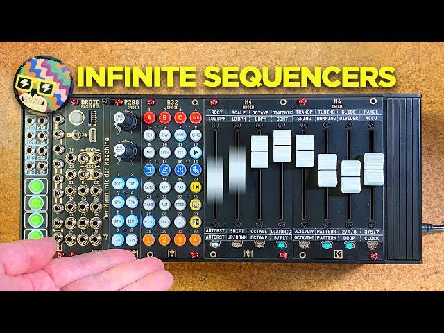 The last Eurorack sequencer you might ever buy: DROID Moto Kit Demo