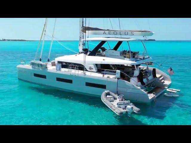 AEOLUS  yacht charter catamaran  - Stunning video sailing the Exumas, Bahamas