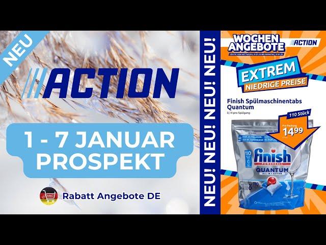 ACTİON Neuer Werbung Wochenprospekt - Rabatt Angebote DE | 1 Januar - 7 Januar 2025 Prospekt