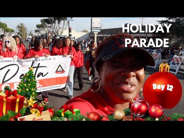 Holiday Parade | 2024 Vlogmas Day 12 | That Chick Angel TV