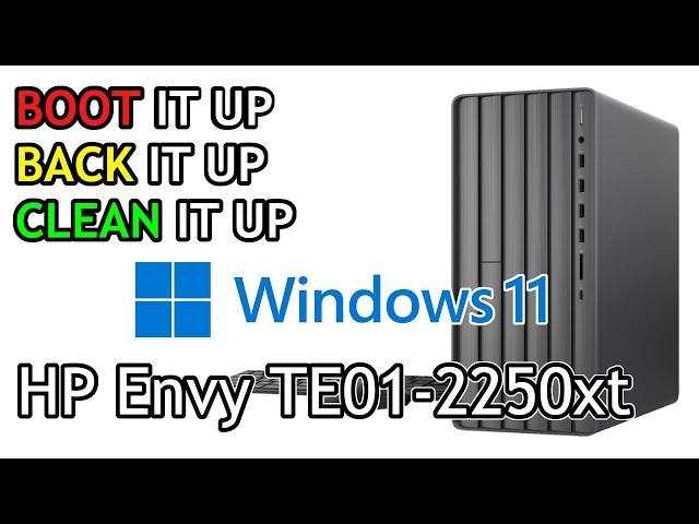 HP Envy Desktop: First Boot and First Look at Windows 11!