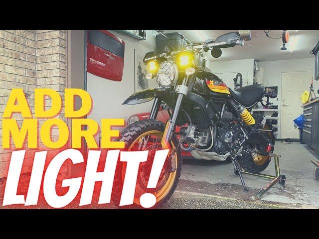 How to Wire Motorcycle Auxilary Fog Lights | Baja Designs Squadron Sport