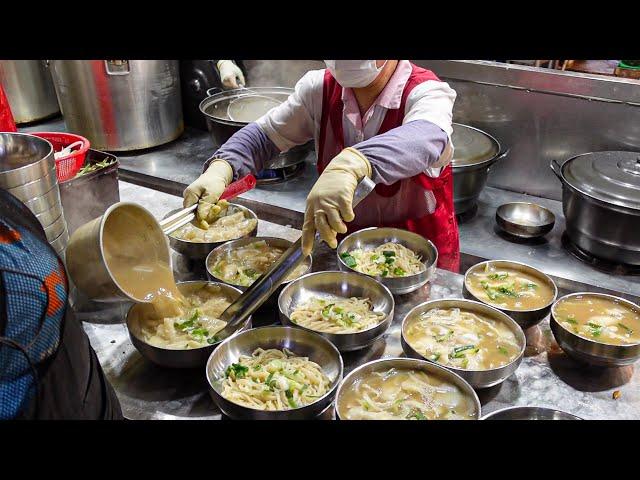 Popular Handmade Noodles – Korean Street Food