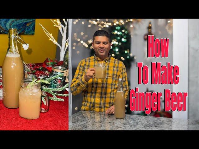 How To Make Ginger Beer #guyaneserecipe #gingerbeer #christmas #christmasrecipe #christmasdrinks