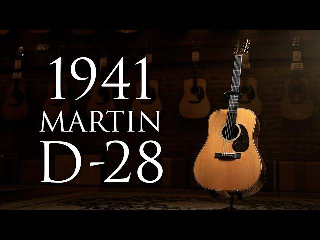 Mint 1941 Martin D-28 Presented by Tyler Geske of ECG