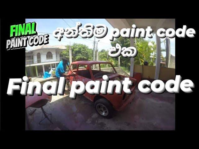 Final Paint code - How to paint cars at home - Classic mini paint project