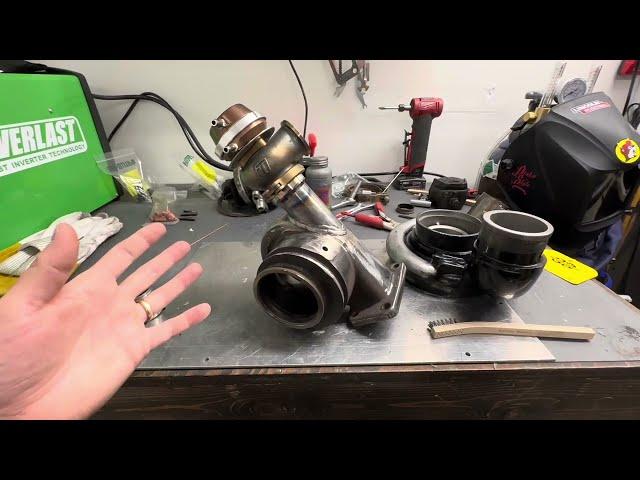 Welding a Wastegate on a Turbine Housing Basics