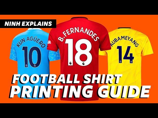  Football Shirt Printing Guide - How to Customize & Print Soccer Jerseys