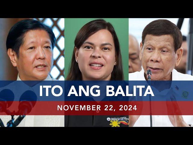 UNTV: Ito Ang Balita | November 22, 2024