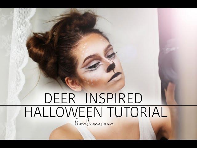 DEER INSPIRED HALLOWEEN MAKEUP TUTORIAL