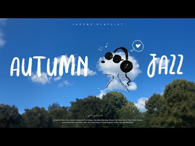 PlaylistㅣSoft emotional jazz with a touch of autumnㅣSnoopy jazz hipㅣRelaxing Jazz Background Music