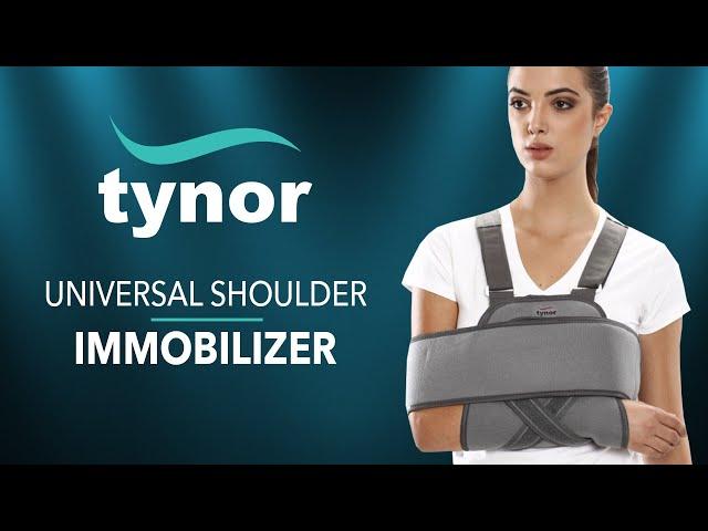 How to wear Tynor Universal Shoulder immobilizer for complete&secure immobilization of the shoulder