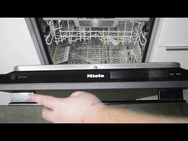 How to Quickly Set Up a Miele G 7000 Dishwasher Before Using for the First Time