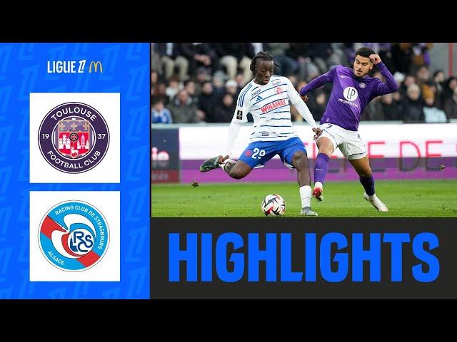 TOULOUSE FC - RC STRASBOURG ALSACE (1-2) - Week 17 - Ligue 1 McDonald's 24/25