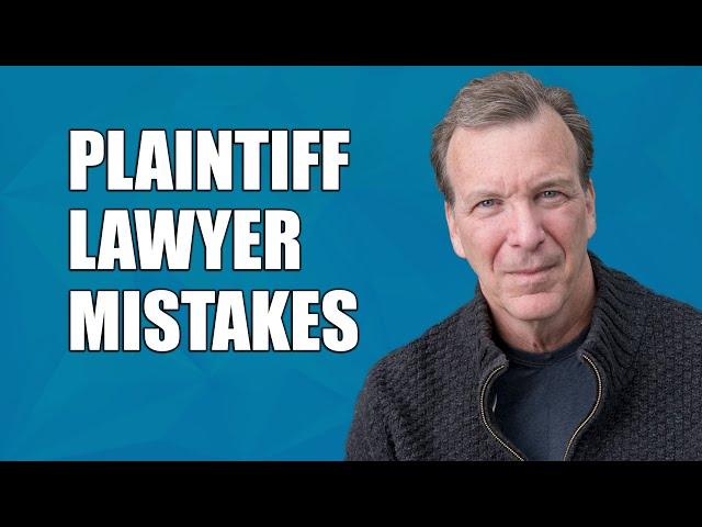 How Plaintiff lawyers lose cases at trial | Rick Friedman | Ep. 3 of 6