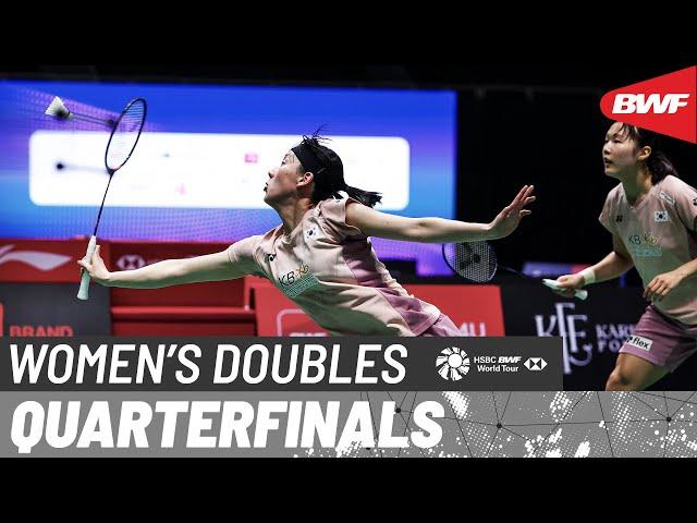KFF Singapore Badminton Open 2025 | Baek/Lee (KOR) [3] vs. Iwanaga/Nakanishi (JPN) [5] | QF