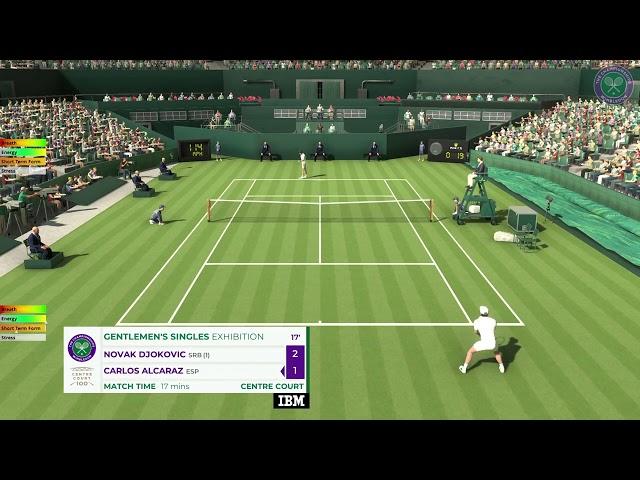 Tennis Elbow 4 XKT Mod | Djokovic vs Alcaraz (Wimbledon)