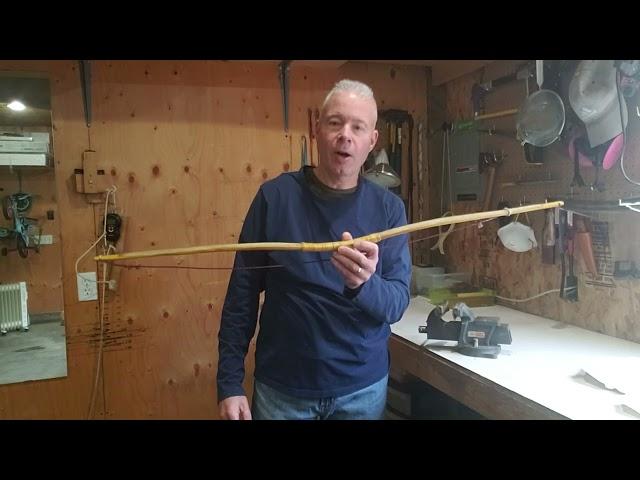 Comanche Style 41 Inch Osage Sinew Backed Bow-See it bend and shoot 169 FPS