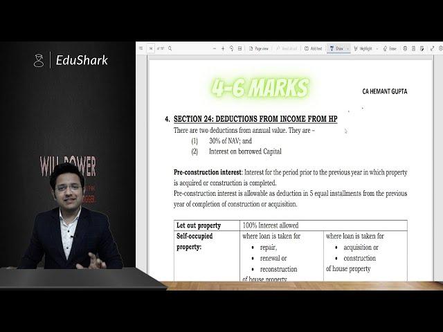 Interest on Borrowed Capital | Revision | CA Inter | CA Hemant Gupta
