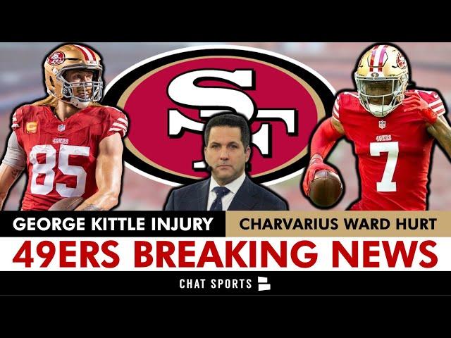 49ers Injury News: George Kittle OUT vs. Rams Per Adam Schefter? Charvarius Ward Misses Practice