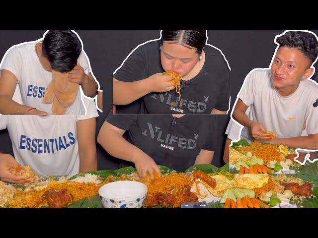 BIG MASSIVE FOOD CHALLENGE WITH XYALLIES ||#shovathapamagar@srijanathapamagar1588