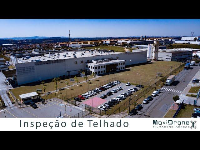 MOVIDRONE INSPEÇÃO DE TELHADO EMPRESA BERRY GLOBAL JUNDIAI