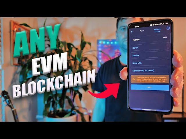 TRUST WALLET - Add ANY Custom EVM Blockchain