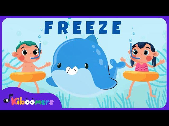 Ocean Animals Freeze Dance - The Kiboomers Kids Dance Songs and Nursery Rhymes