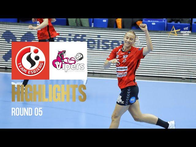 Team Esbjerg  Vipers Kristiansand | Round 5 | EHF Champions League Women 2024/25