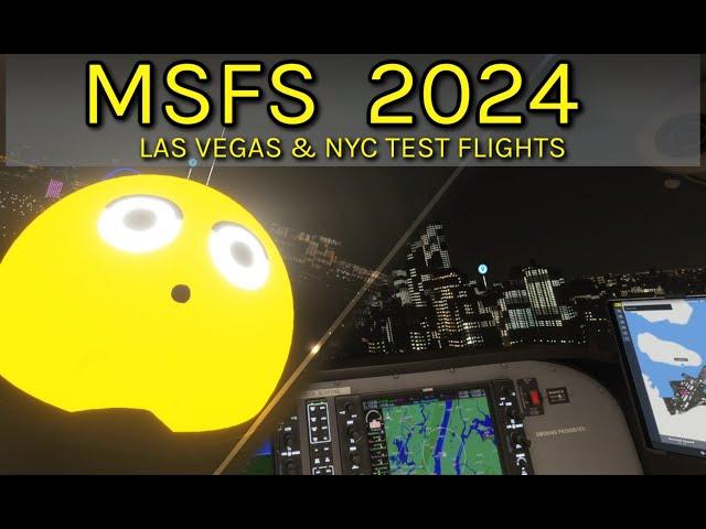 Microsoft Flight Simulator 2024 - New York City & Las Vegas PCVR Test Flights