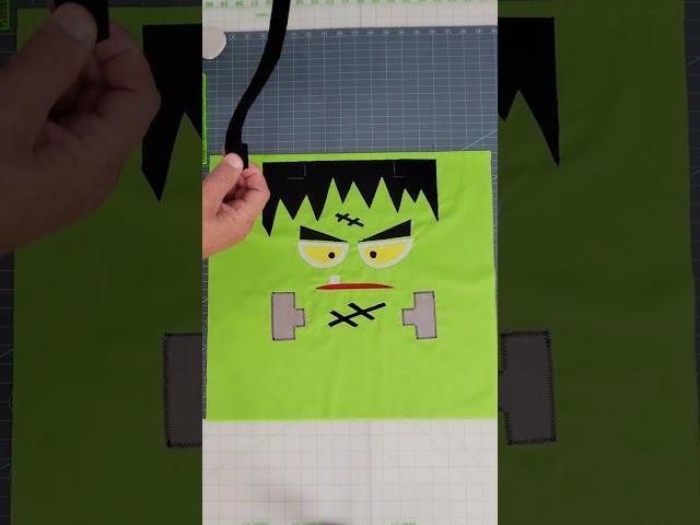 How to sew a DIY applique Halloween trick-or-treat bag | FULLY customizable!