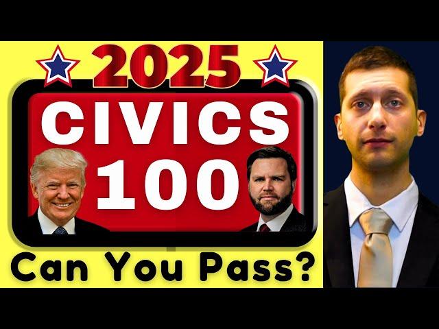 U.S. Citizenship 2025 Random 100 USCIS Official Civics Test Questions and Answers (One Easy Answer)