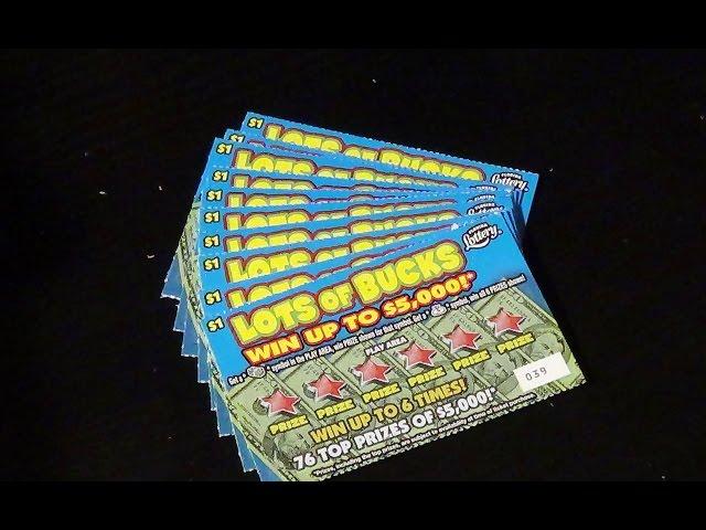 Scratchers On Other Days 4: LOTS OF BUCKS FL Lottery Scratch-Offs