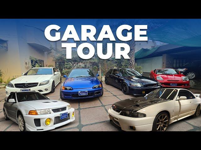 Nissan GTR TV Lounge Mein Park Hoti Hai! | Mian Yuccaf Garage Tour | PakWheels