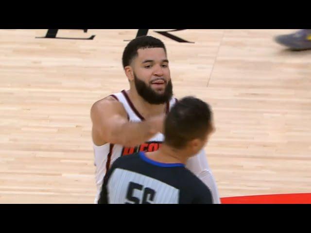 Fred VanVleet pokes ref in the head and calls him a b*tch after ejected 