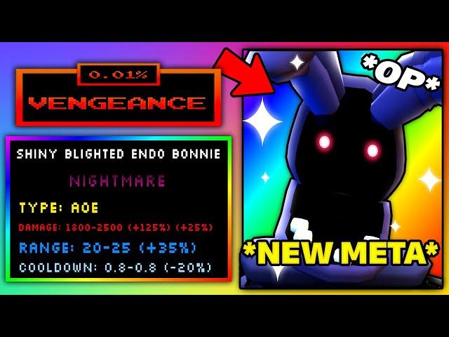 *NEW ENDLESS META* BLIGHTED ENDO BONNIE STOPS HEALTH REGEN ON ENEMIES & BOSSES!! (Five Nights TD)