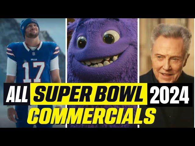 All 2024 Super Bowl Commercials Compilation #Funny
