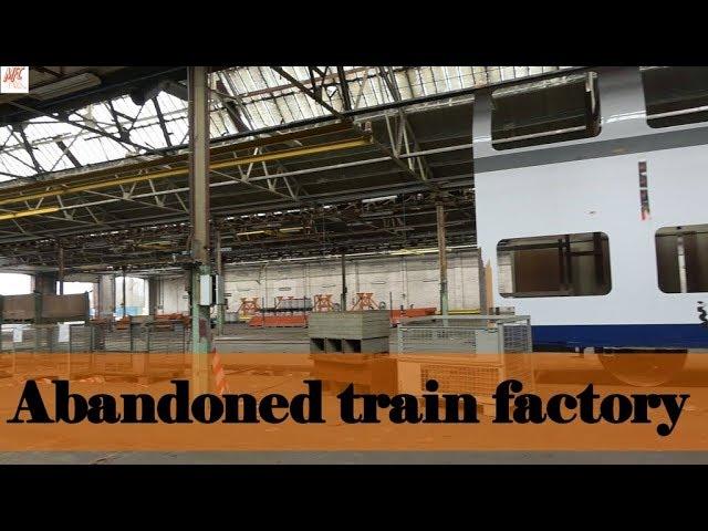 Abandoned Train Factory In Belgium, Everything Left Untouched!!