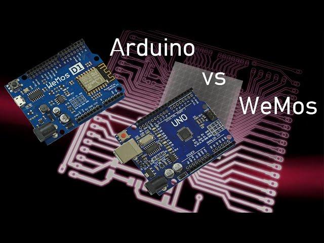 Arduino vs. WeMos D1 | Compatibility of shields, differences & interfaces (German)