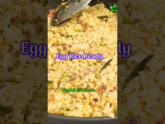 Egg Rice|Easy Egg fried rice|Fried rice|Bachelors Recipe|Lunch box recipe|Mutta Sadam#Shorts#Egg