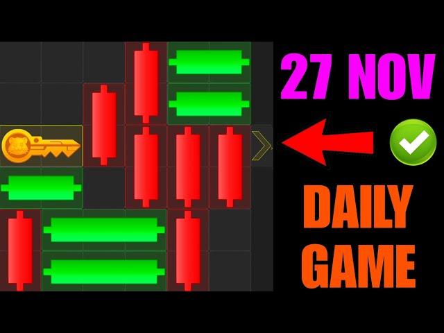 27 November Hamster Kombat Daily Mini Game Puzzle | JAY GAMING #hamstercombat #minigame #minipuzzle