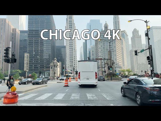 Chicago 4K Road Trip - Downtown to Indiana Dunes National Park - USA