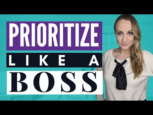HOW TO PRIORITIZE TASKS AT WORK | Tips for time management & managing priorities at work