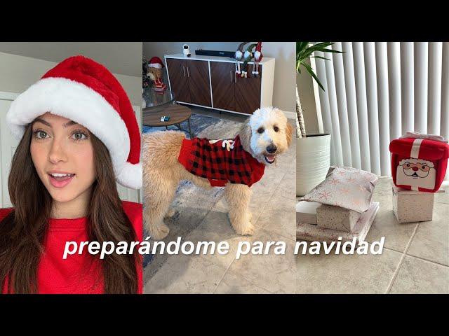 preparándome para navidad 