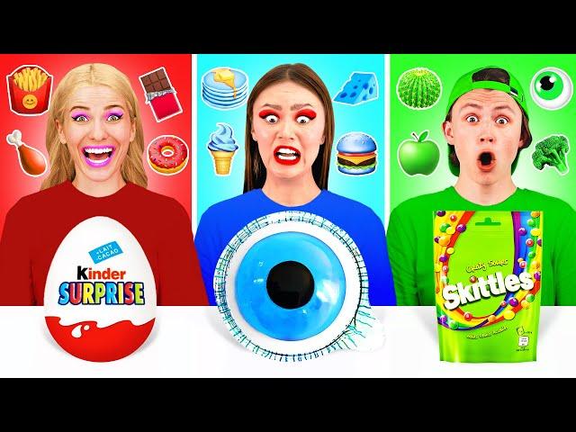 Food of The Same Colors Challenge | Funny Situations and Fails by PaRaRa Challenge