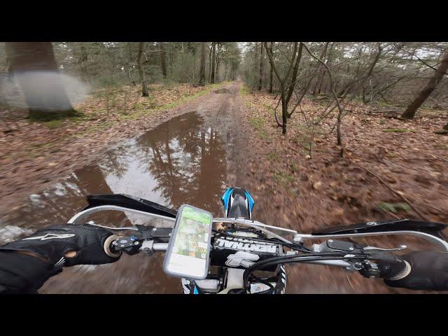 WikiLoc App Try Out On My Husqvarna FE450 Dirt Bike | Best App For Trails? | Husky07 [RAW POV Drive]